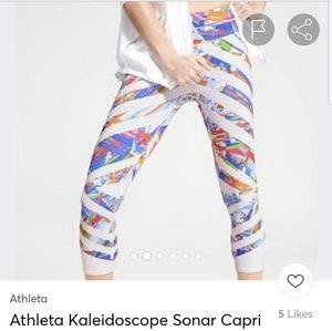 Athleta Pants - Athleta Kaleidescope Sonar Kapri Athleta Pants - Athleta Kaleidescope Sonar Kapri